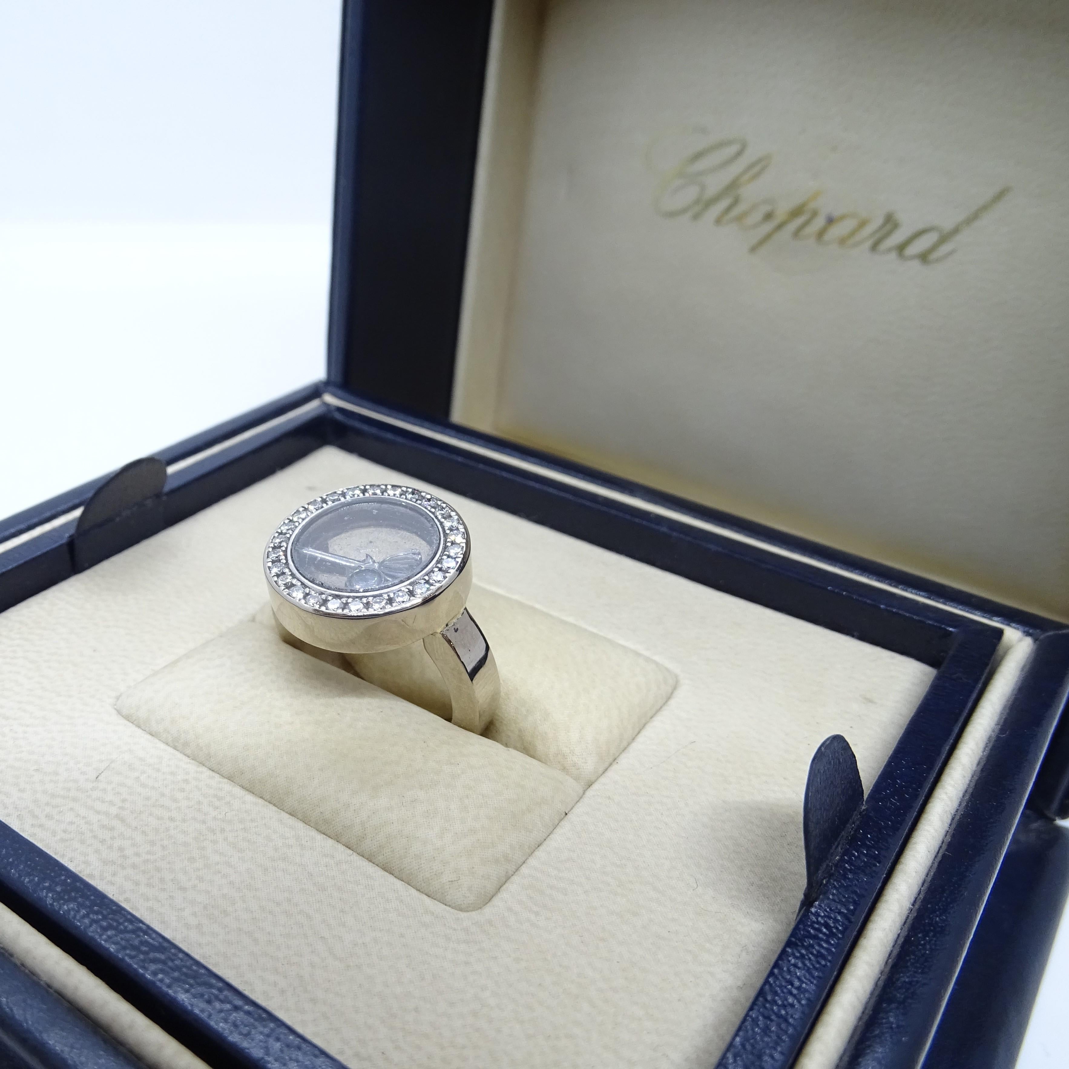 Chopard Happy diamond white gold diamonds Ring 14