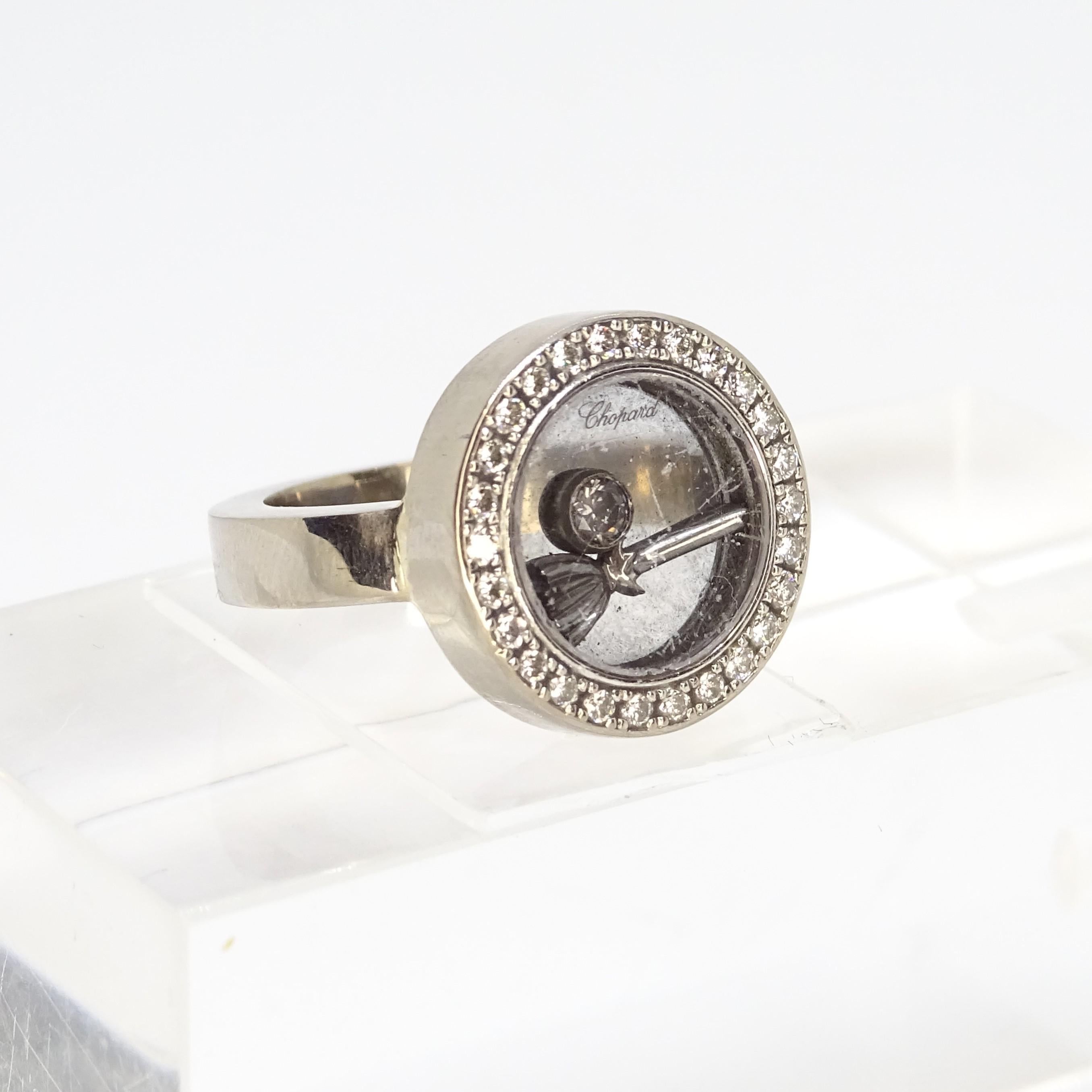 Chopard Happy diamond white gold diamonds Ring 1