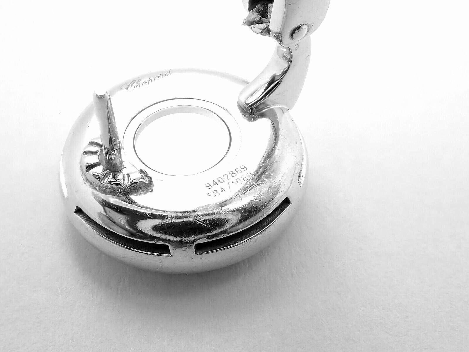 chopard white gold earrings