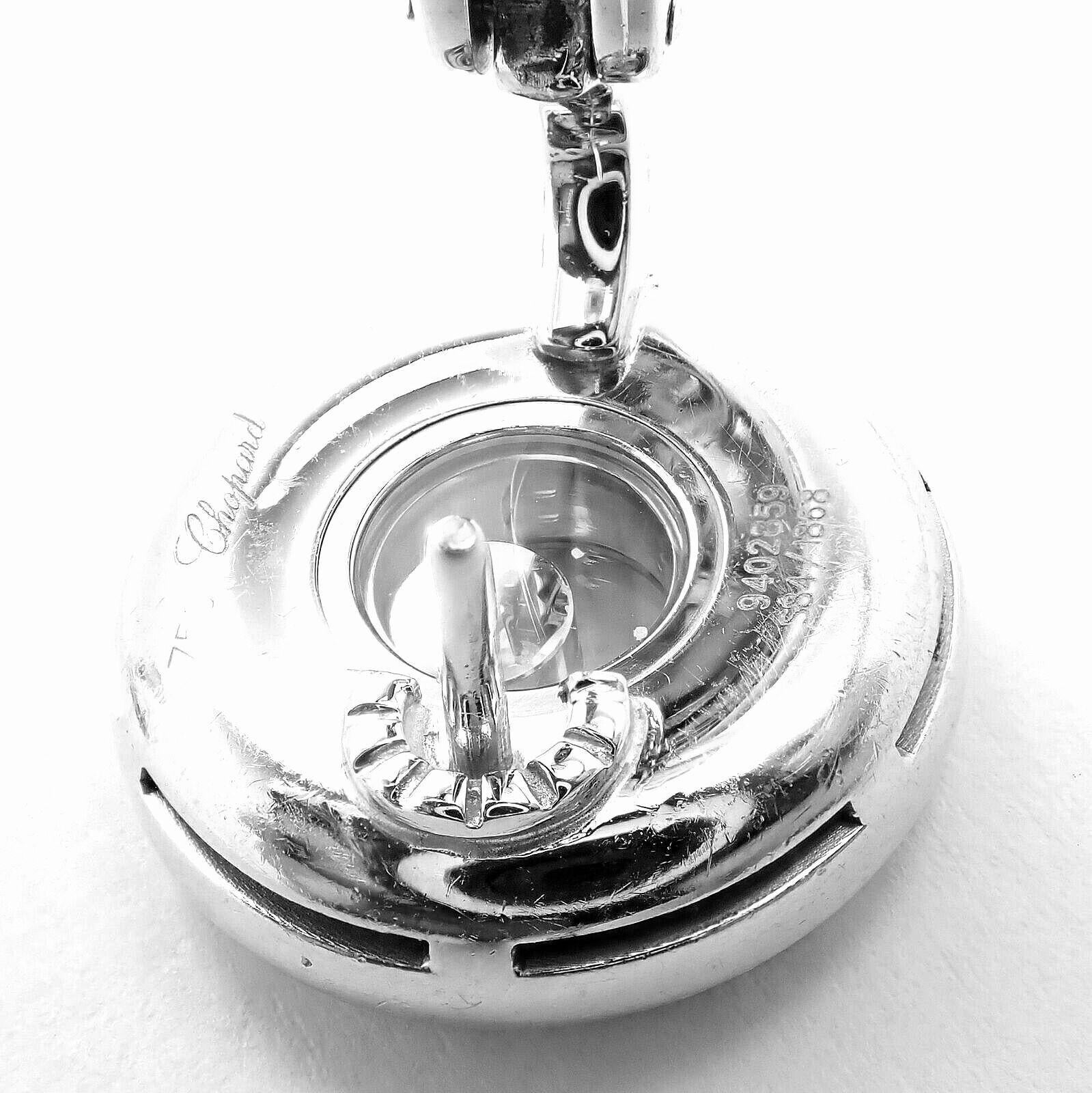 Chopard Happy Diamond White Gold Earrings 1