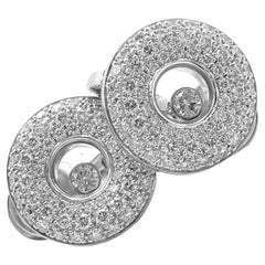 Chopard Happy Diamond White Gold Earrings