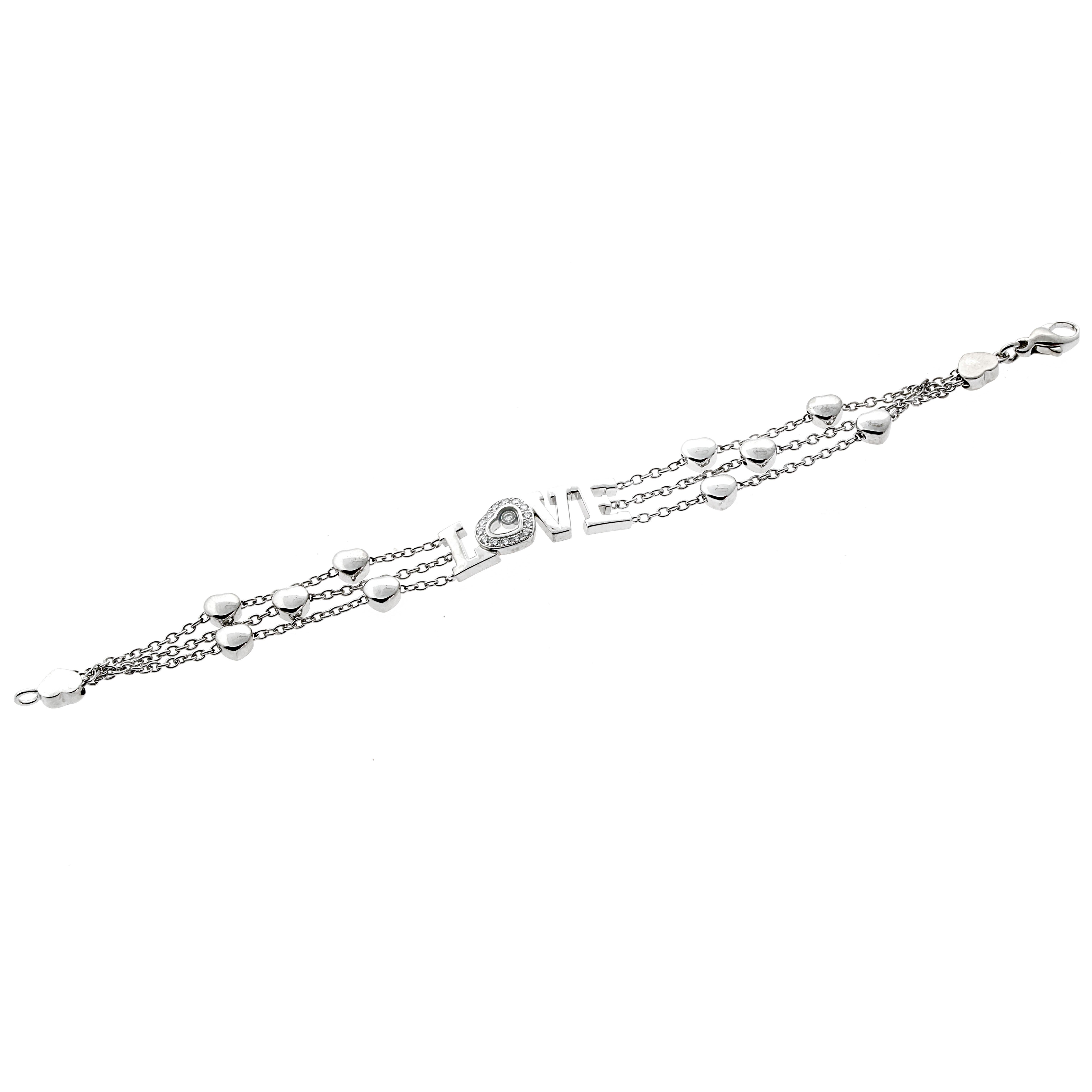 chopard happy diamond love bracelet