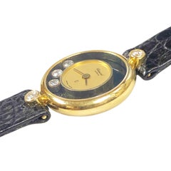 Chopard Happy Diamond Yellow Gold and Diamond ladies Quartz Wristwatch