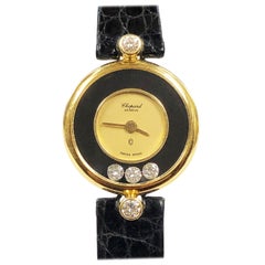 Chopard Happy Diamond Yellow Gold and Diamond ladies Quartz Wristwatch