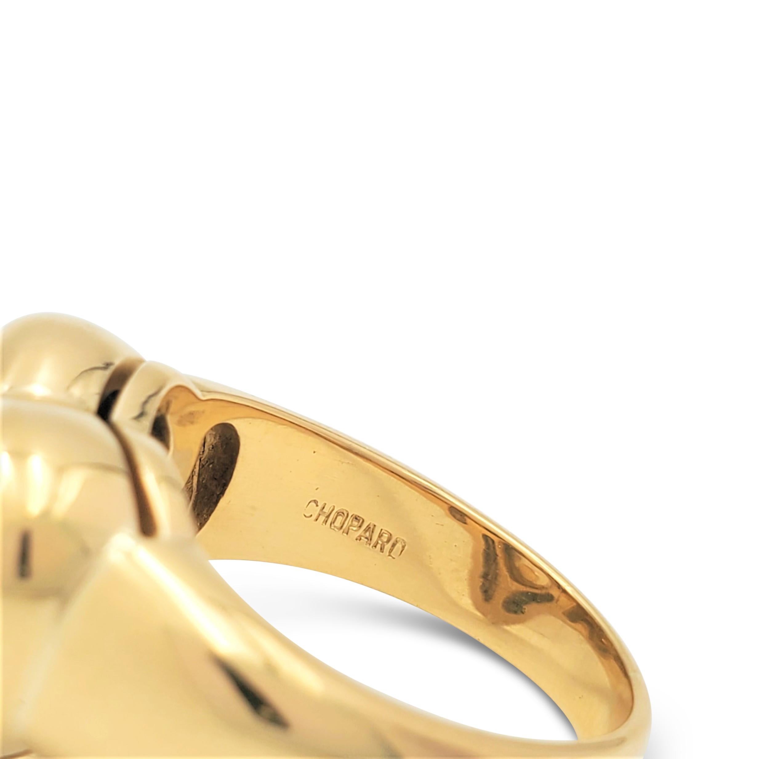 Women's or Men's Chopard 'Happy Diamond' Yellow Gold Heart Ring