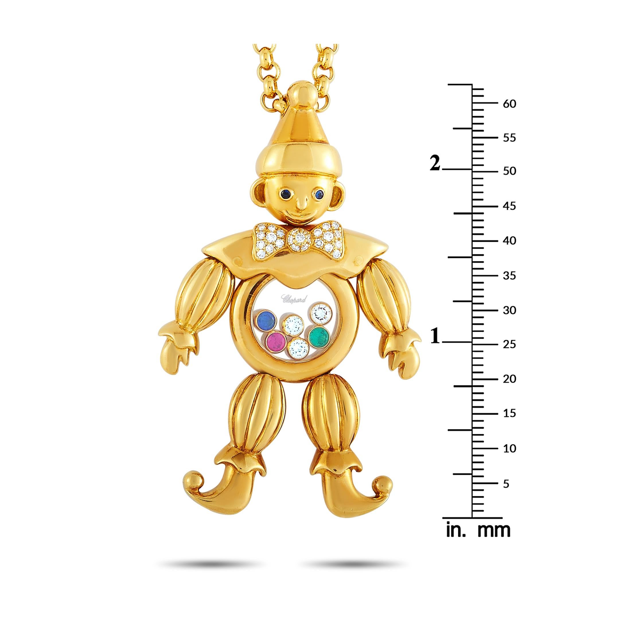 chopard clown pendant