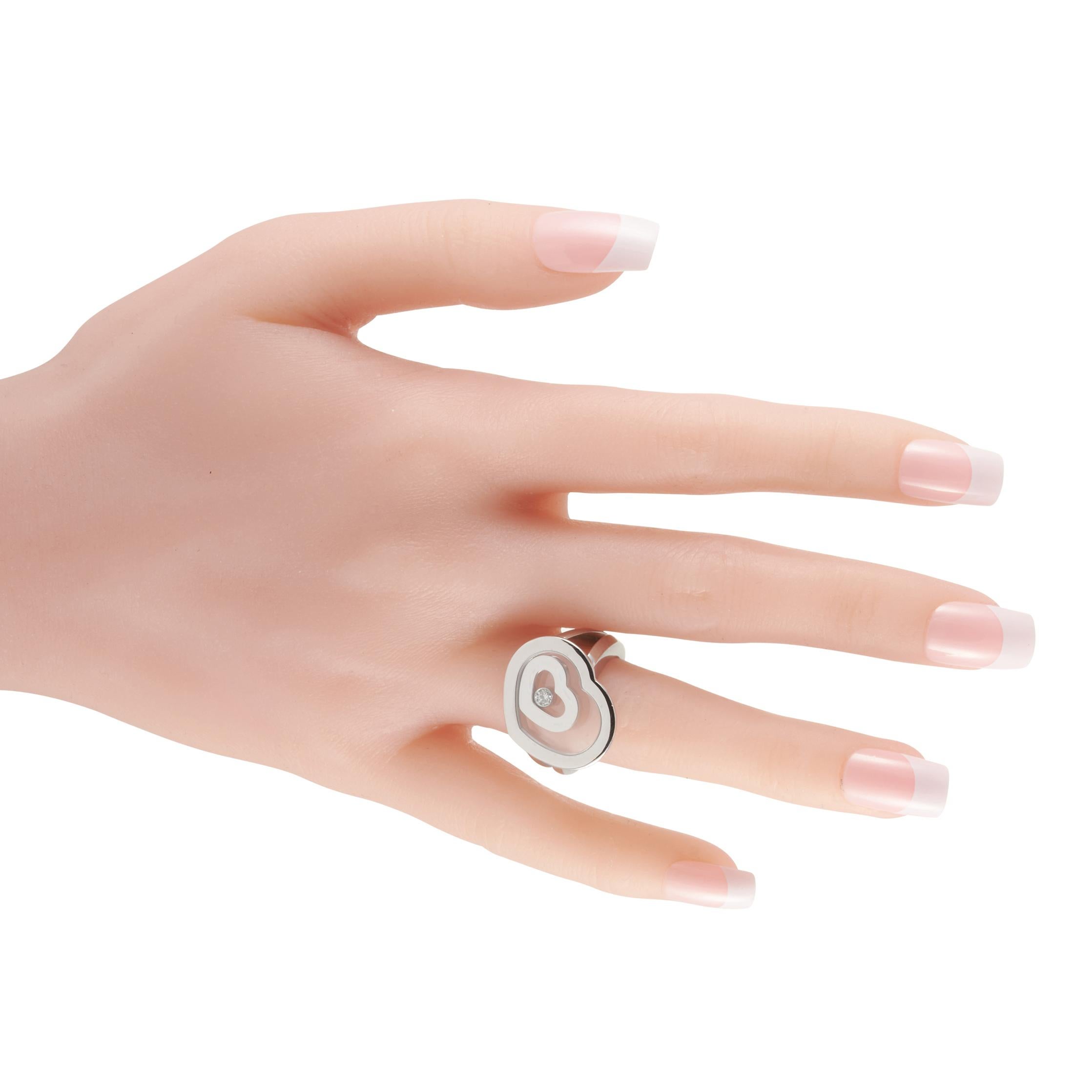 chopard ring floating diamond