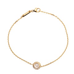 Chopard Happy Diamonds 18 Karat Yellow Gold Charm Bracelet 85/5448/0-20 New