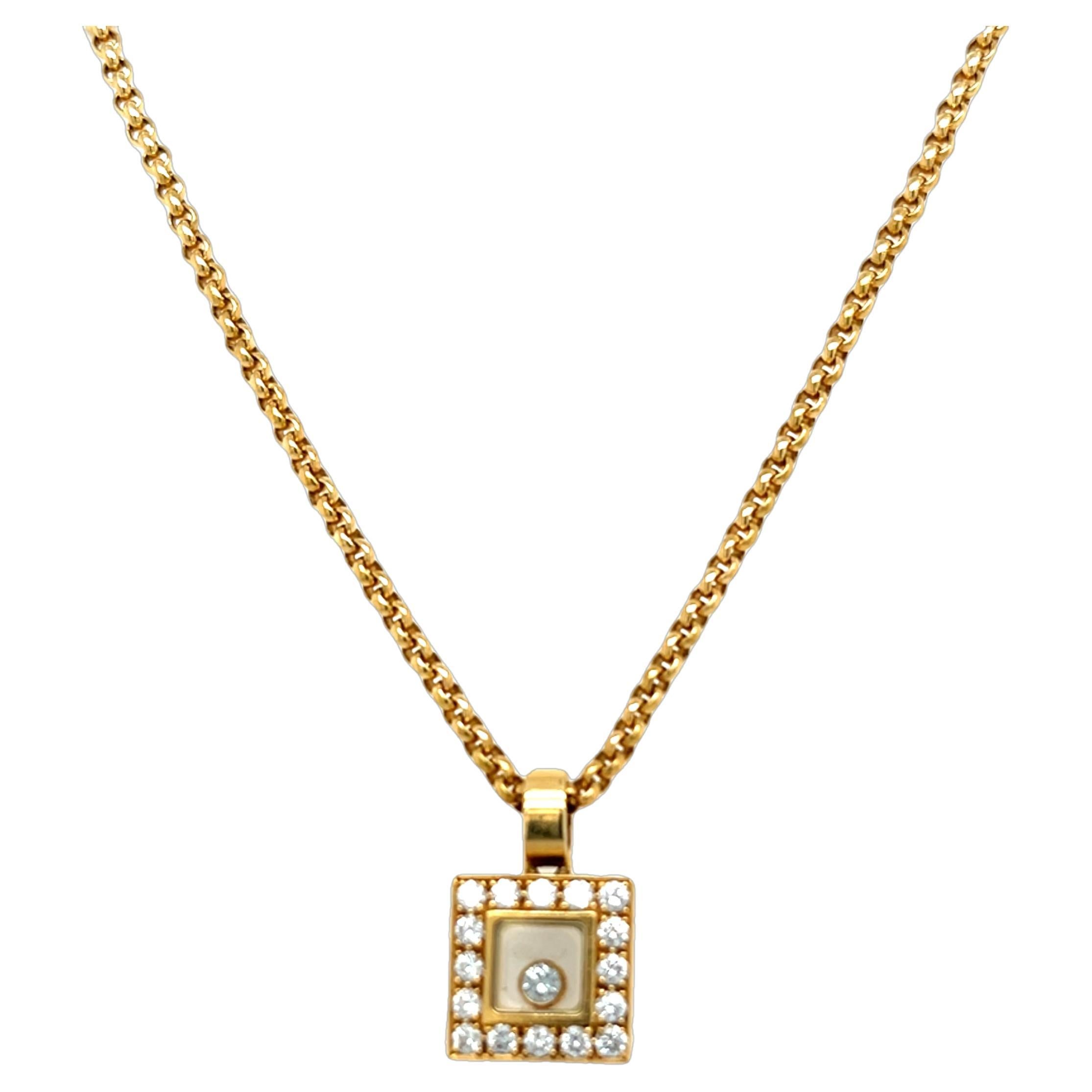 Chopard Happy Diamonds 18ct Yellow Gold Pendant