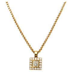 Chopard Happy Diamonds 18ct Yellow Gold Pendant