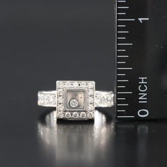 Chopard Happy Diamonds 18K 0.92 CTW Diamond Square Ring