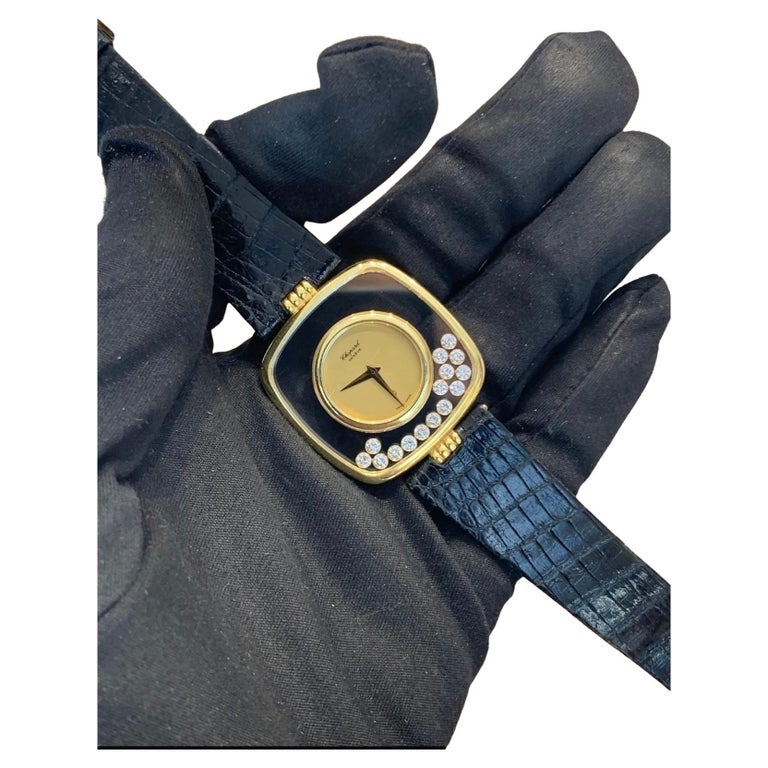 18k Diamond Chopard Watch - 104 For Sale on 1stDibs | chopard white gold diamond  watch, ساعة شوبارد فل دايموند, chopard white gold baguette diamond and  emerald watch