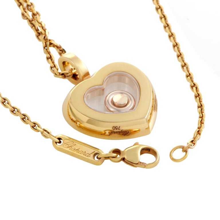 chopard collier happy diamonds