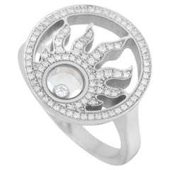 Chopard Happy Diamonds 18K White Gold 0.27 Ct Diamond Ring