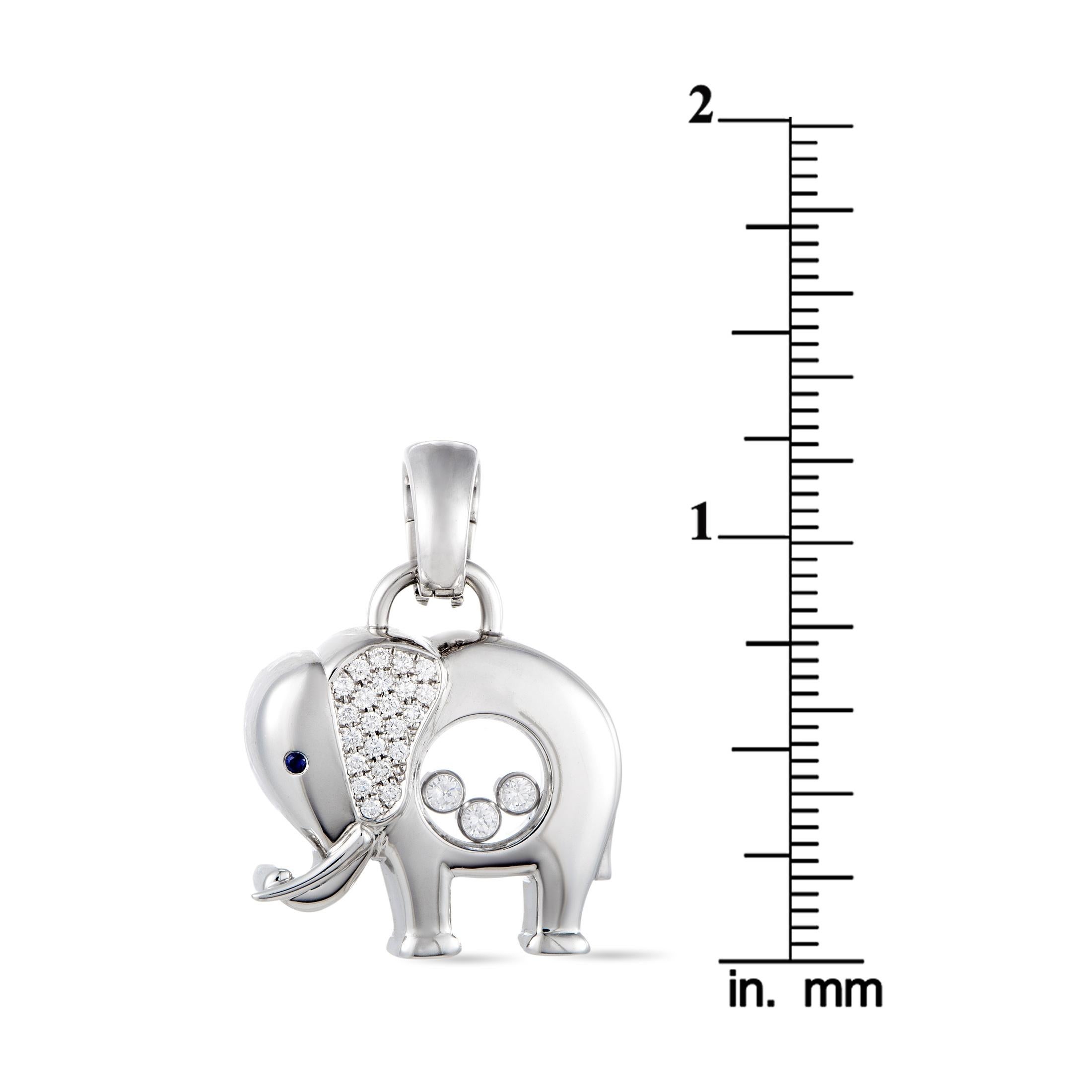 chopard elephant pendant
