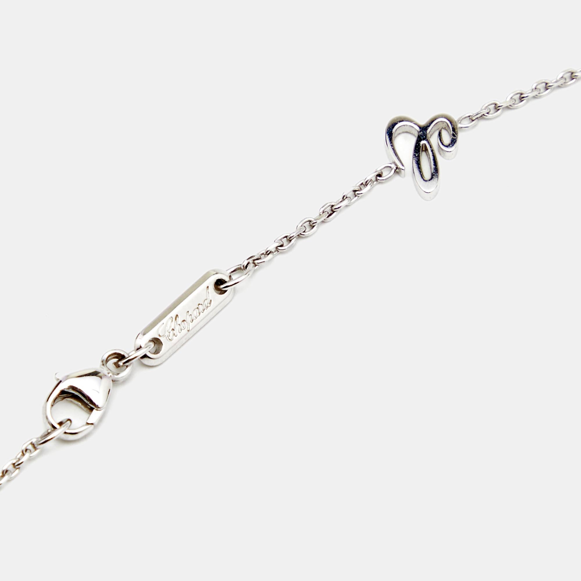 chopard happy diamond necklace