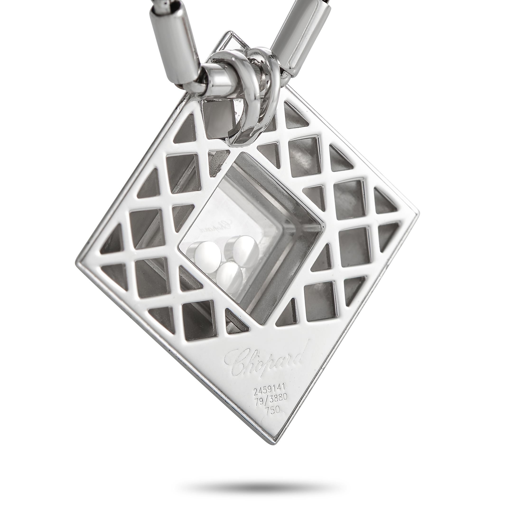 chopard happy diamonds necklace