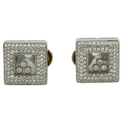 Chopard Happy Diamonds 18K White Gold Earrings