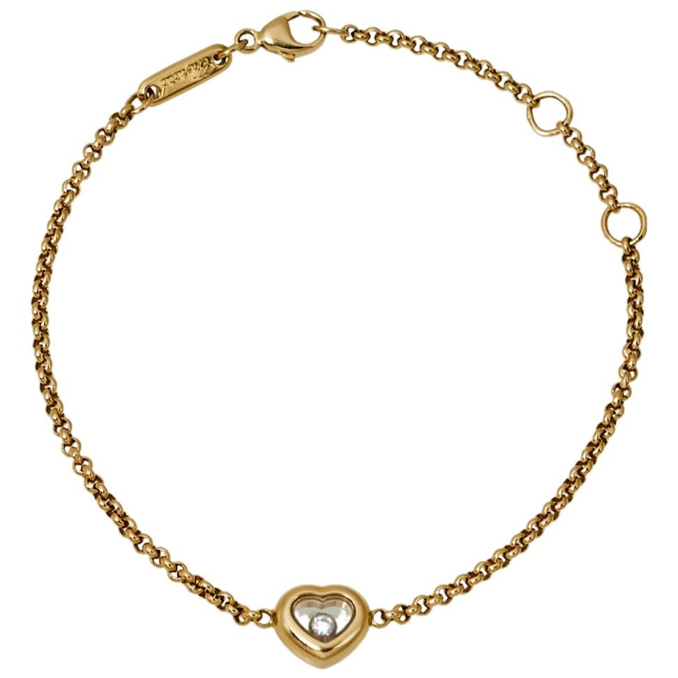 Chopard Happy Diamonds 18K Yellow Gold Bracelet