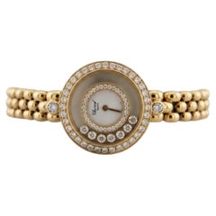 Orologio da polso Chopard Happy Diamonds in oro giallo 18 carati con diamanti