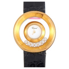Happy Diamonds: 18 Karat Gelbgold Damenuhr 20/6923 von Chopard