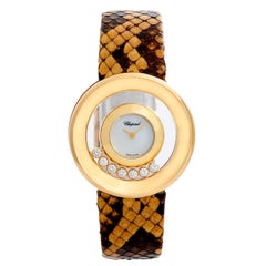 Chopard Happy Diamonds 18 Karat Yellow Gold Ladies Watch