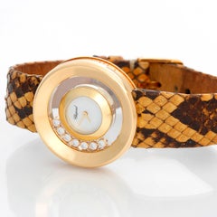 Chopard Happy Diamonds 18 Karat Yellow Gold Ladies Watch