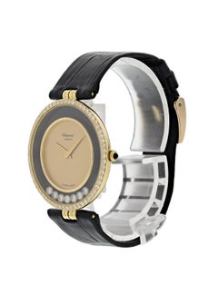 Chopard Happy Diamonds 18 Karat Yellow Gold Ladies Watch Original Box