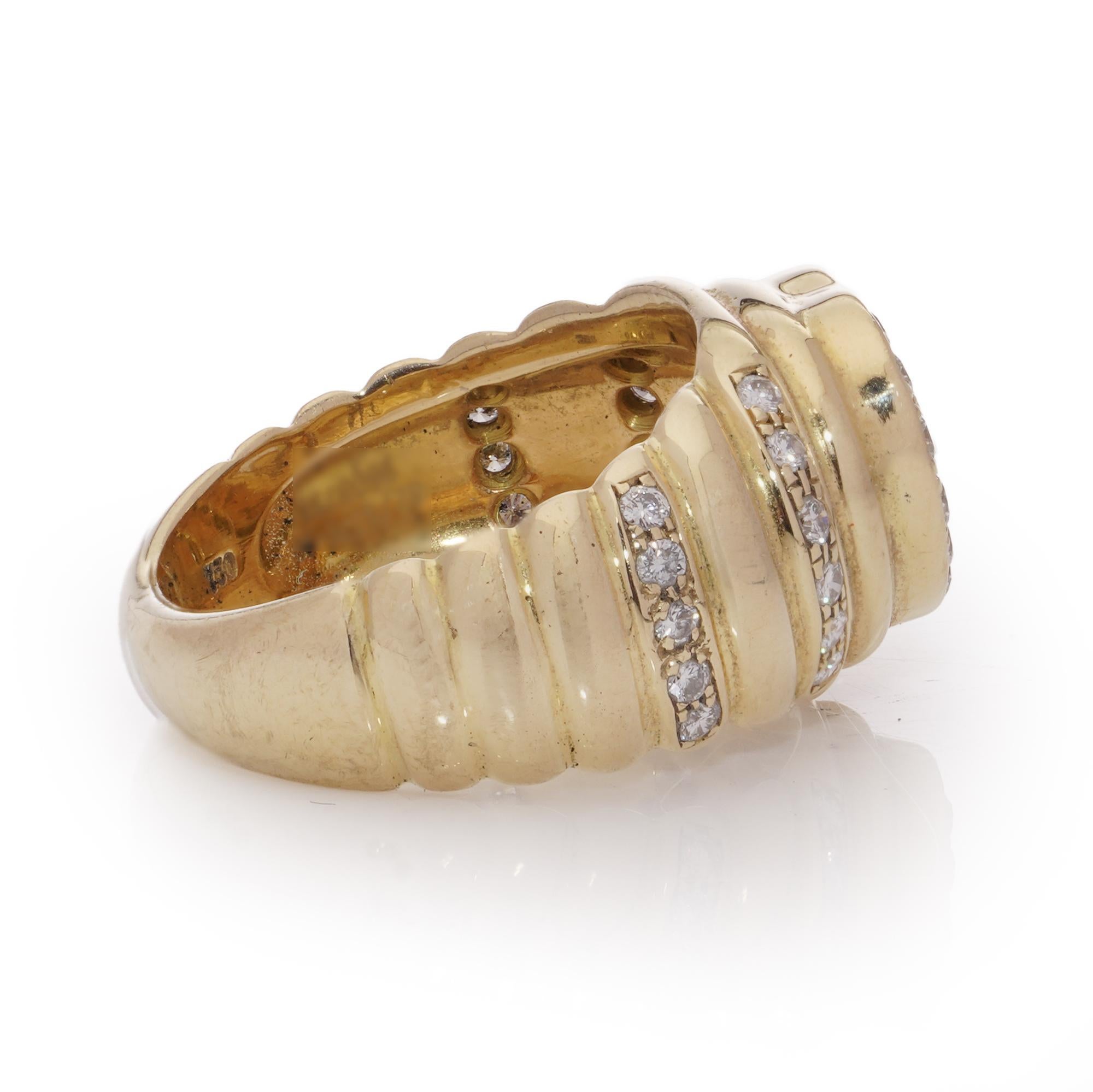 Chopard Happy Diamonds 18kt Gold Herz Ring Damen im Angebot