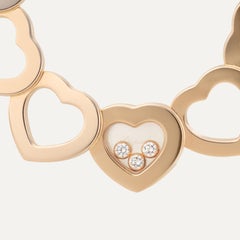 Collar Colgante Chopard Happy Diamonds Oro Rosa 18kt