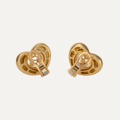 Pendientes Chopard Happy Diamonds de oro amarillo de 18 quilates con diamantes en movimiento