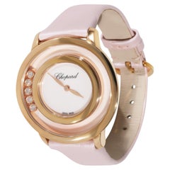 Vintage Chopard Happy Diamonds 209429-5106 Women's Watch in 18 Karat Rose Gold
