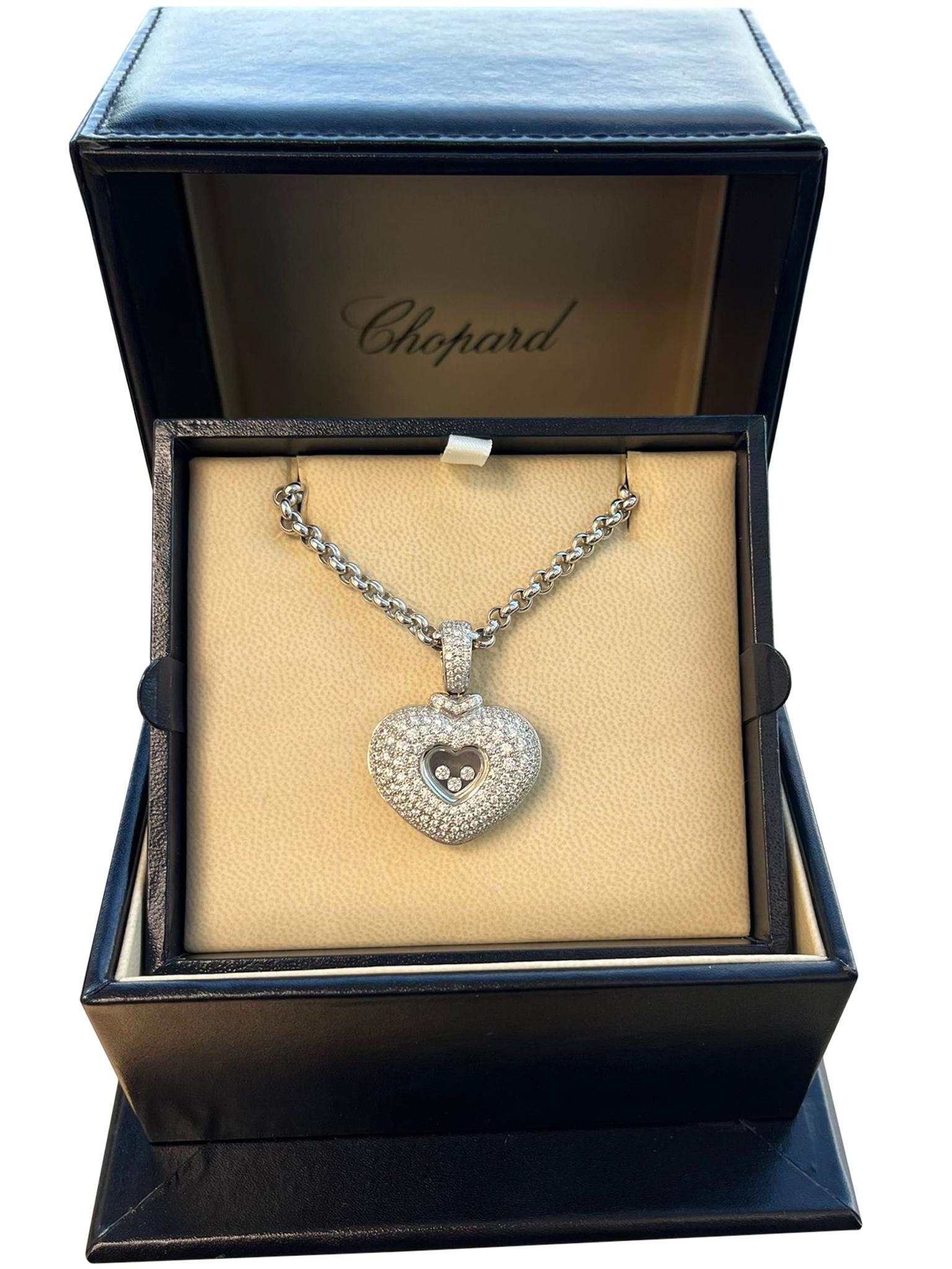 chopard dancing diamond necklace