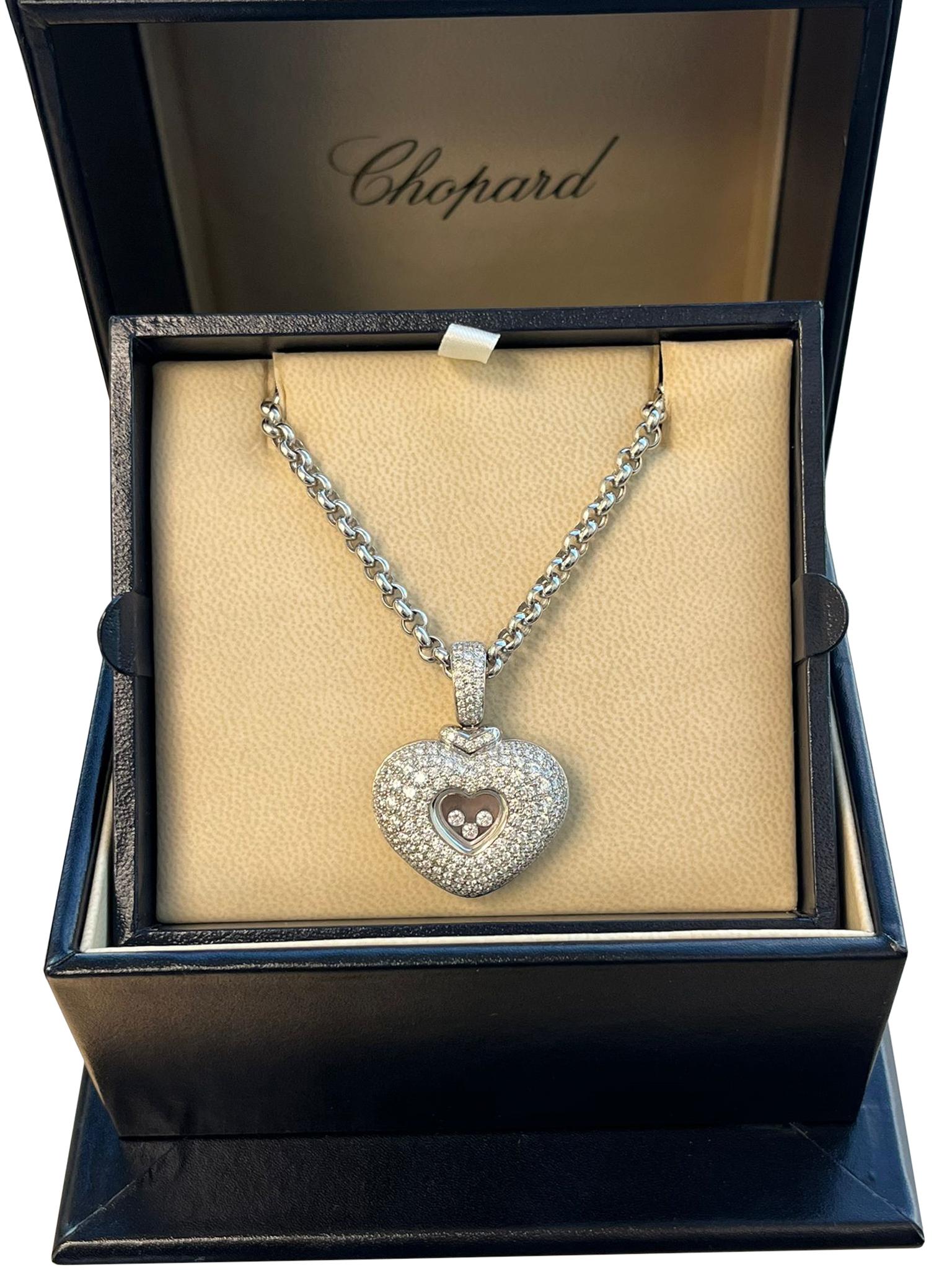 chopard heart necklace