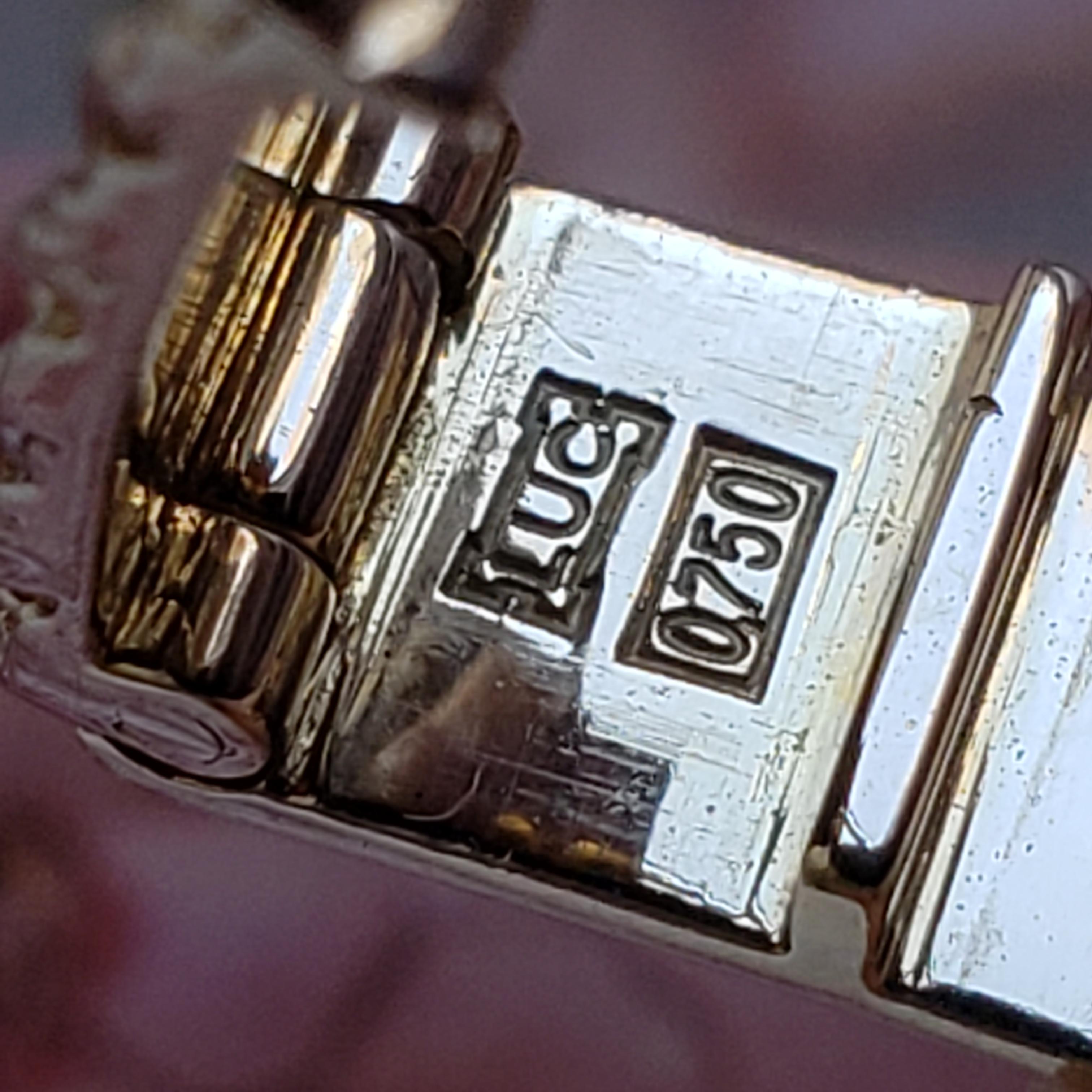 Chopard Happy Diamonds 4066M — 18K Gold 1990s Vintage Watch For Sale 7