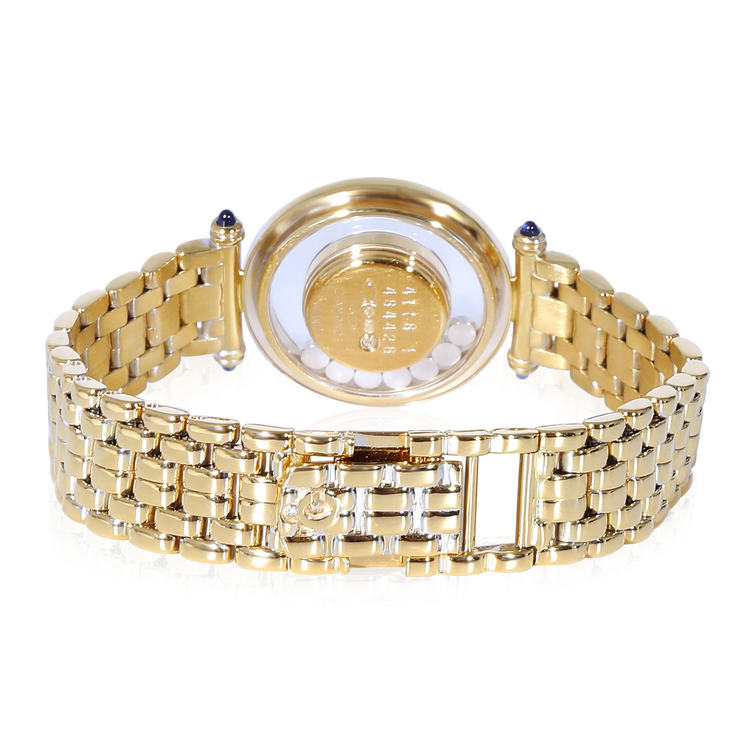 chopard happy diamonds watch gold
