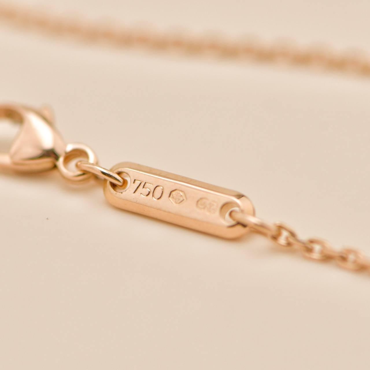 da uomo o donna Chopard Happy Diamonds Animals World Pendant Necklace 18K Rose Gold in vendita