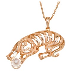 Chopard Happy Diamonds Animals World Pendant Necklace 18K Rose Gold Chopard Happy Diamonds Animals World Pendant Necklace 18K Rose Gold