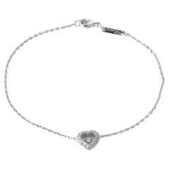 Chopard Happy Diamonds Bracelet in 18k White Gold 0.19 CTW