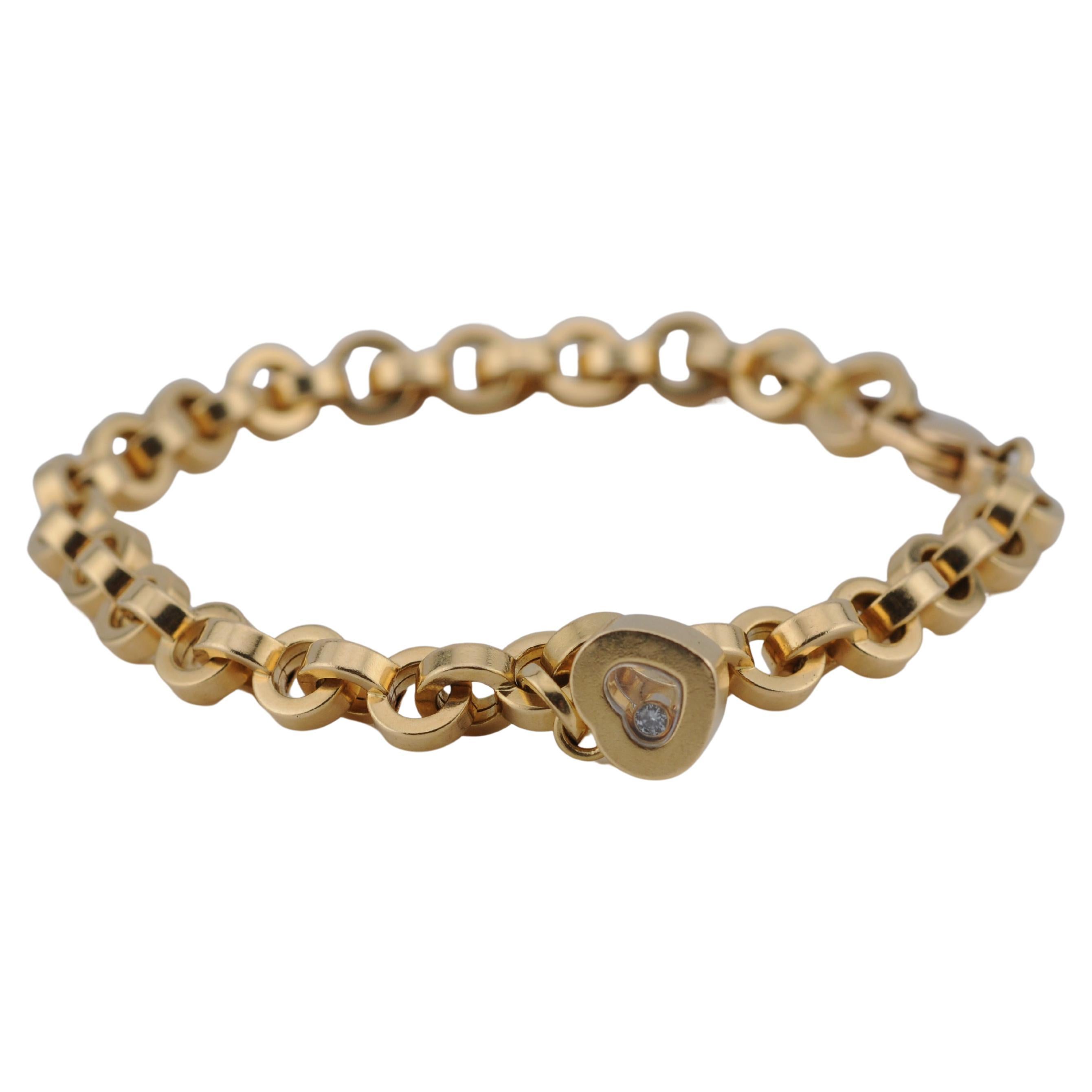 Chopard Happy Diamonds Armband aus 18k Gelbgold