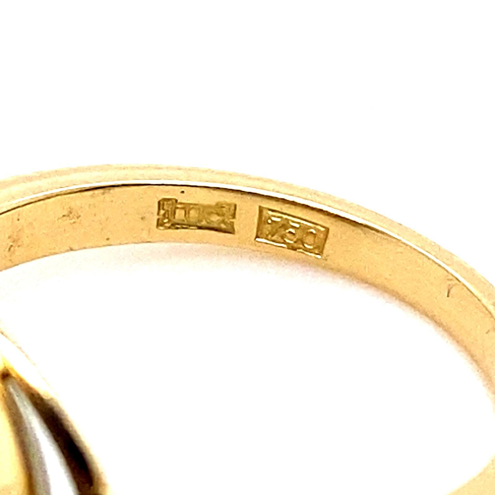 Chopard Happy Diamonds Circle 18 Karat Yellow Gold Ring For Sale 3