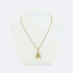 Chopard Happy Diamonds Clown Pendant Necklace