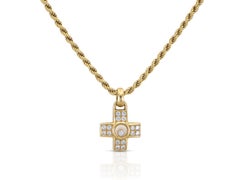 Chopard Happy Diamonds Cross Pendant Necklace