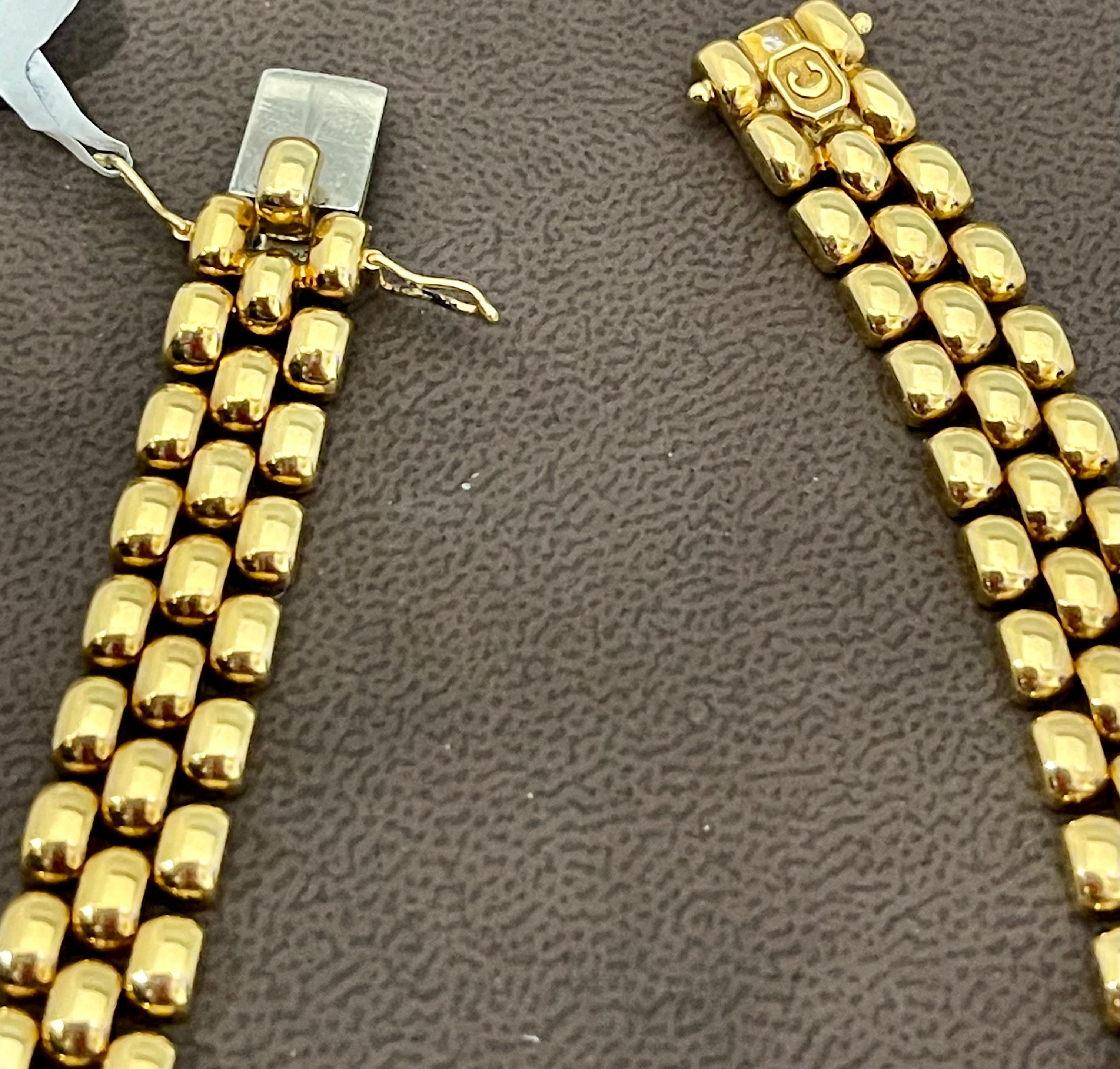 Chopard Happy Diamonds Diamant Herz Halskette aus Gelbgold 18 Karat Gold, Nachlass im Angebot 8