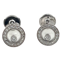 Chopard Happy Diamonds Earrings Set In 18ct White Gold