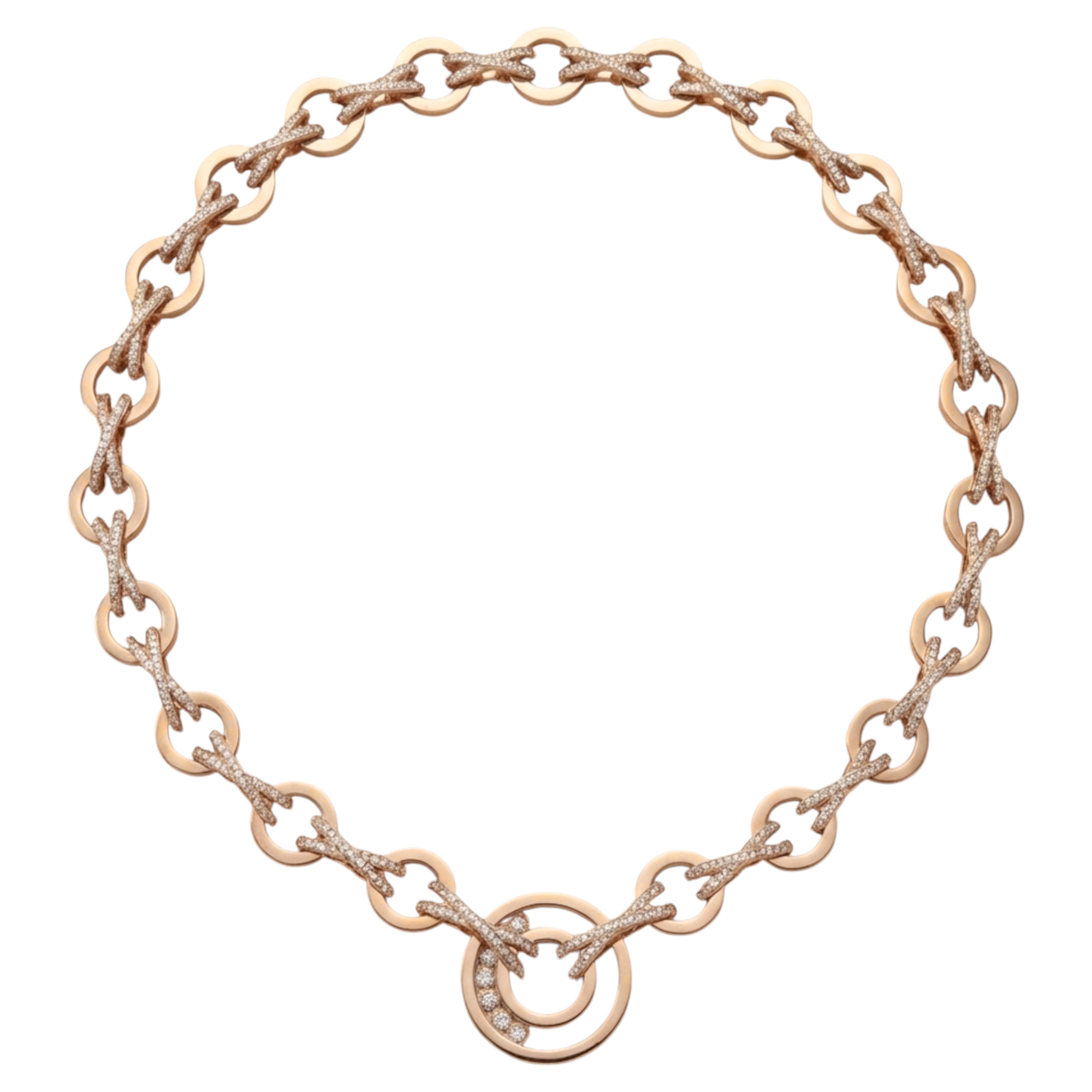 Chopard Happy Diamonds Collana di diamanti fluttuanti 3,05 carati