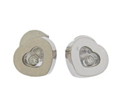 Chopard Happy Diamonds Gold Heart Earrings and Pendant Set