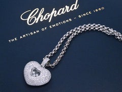 Goldhalskette "glückliche Diamanten" von Chopard mit Diamanten.