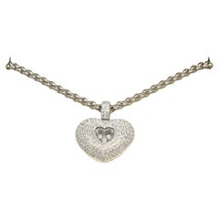 Collier Chopard « happy diamants » en or avec diamants.