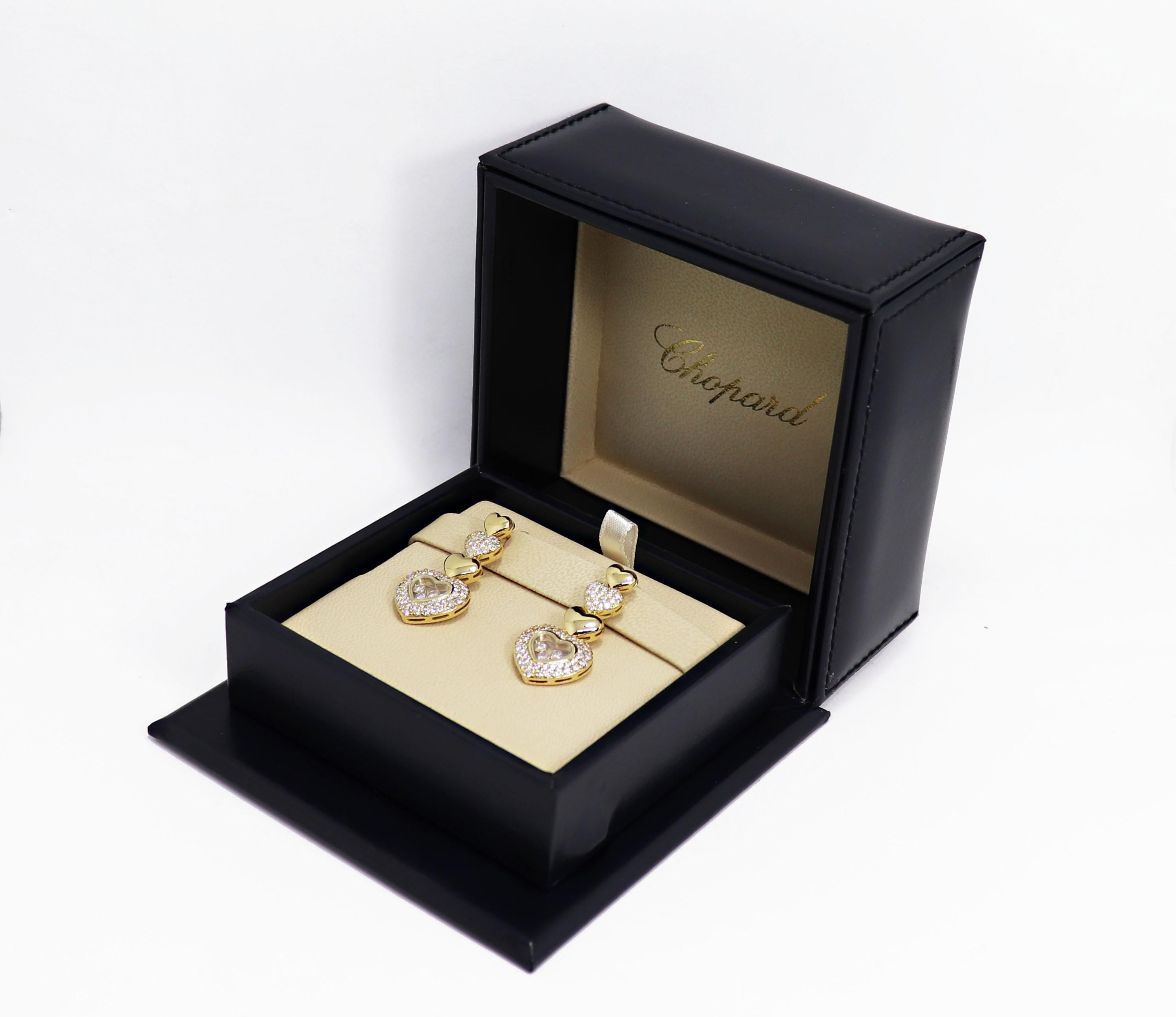 chopard heart earrings